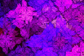 Abstract fractal art background illustration space geometry. Background consists fractal multicolor texture and suitable for use in projects imagination, creativity and design.