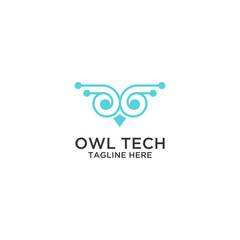 Owl Tech logo design