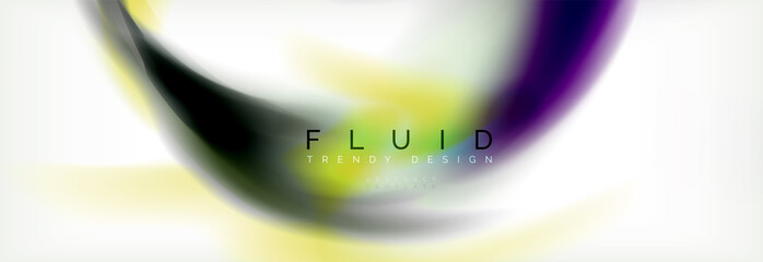 Abstract background holographic liquid colors design