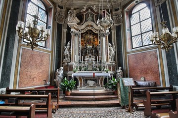 Duomo di Bolzano. Cappella delle Grazie - obrazy, fototapety, plakaty