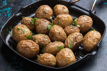 Home made roasted potato