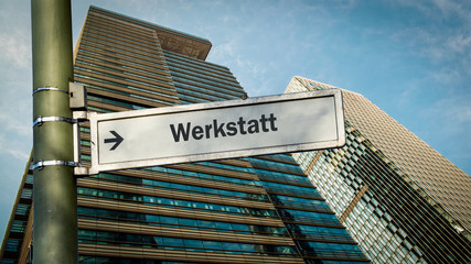 Schild 358 - Werkstatt