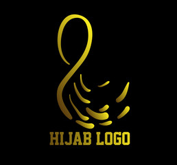 Obraz premium hijab muslimah logo muslimah has mean multy talent women