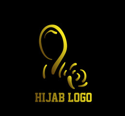 hijab muslimah logo, muslimah has mean multy talent women