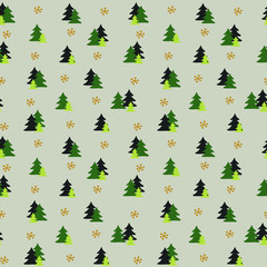 Winter seamless pattern background vector illustration