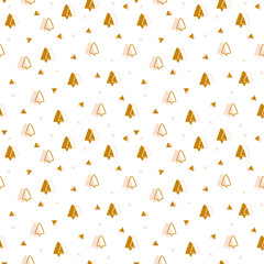 Winter seamless pattern background vector illustration