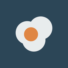 Silhouette icon egg