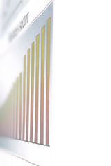 Obraz premium diagram. Raporty finansowe za miesiąc.