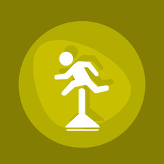 sport logo icon for para competition. para competition has mean sport competition for disability people