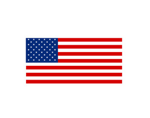Fototapeta premium american flag icon
