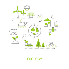 Vector ecology concept