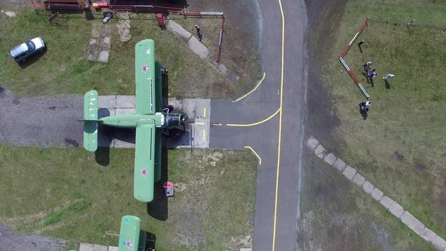 AN-2 aircraft waiting for the flight