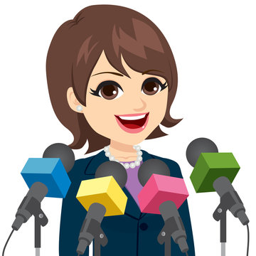 public speech clipart politician