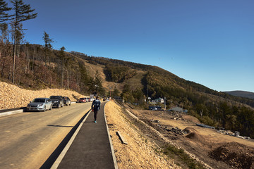 road in mountains