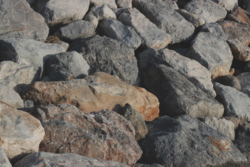 rocks in water