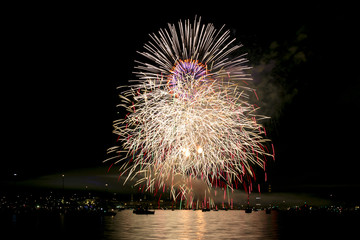 Feuerwerk vom Seenachtsfest in Konstanz 2016