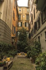 Milan Brera street Italy