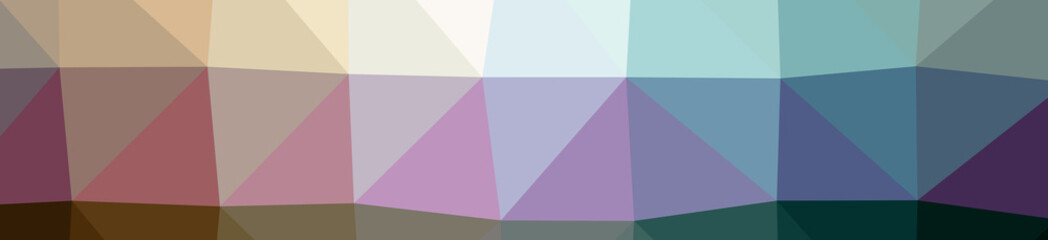 Obraz premium Illustration of beautiful blue low poly background.