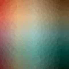 Illustration of beautiful blue low poly background.