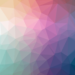 Obraz premium Illustration of beautiful blue low poly background.