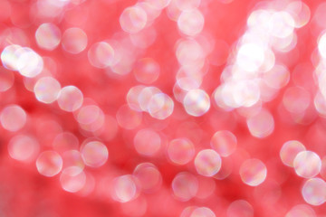 Colorful red white bokeh abstract patterns sparkle background