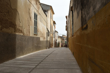 eine strasse in alcudia