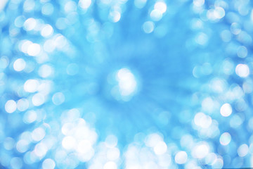 Light blue glitter bokeh abstract sparkle patterns background