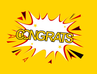 congrats pop art