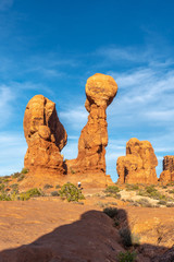 Rock formation at the Garden of Eden area, Arches National Park, Utah