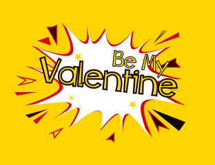 be my valentine pop art