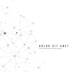 Abstract technology illustration and vector network connection and technology digital concept
