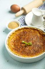 Homemade lemon tart