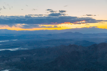 Helicopter aerial view of Grand Canyon