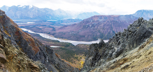 Autumn in the Wrangell mountains