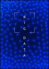 Quantum computing background. Technology for big data, visualization, artificial intelligence and deep learning. Design template for intelligence concept. Colorful quantum computing backdrop.