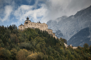 Festung  Hohenwerfen in Werfen im Salzbuger Land, Österreich