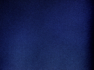 blue thread on the fabric