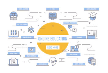 Online Education Icons