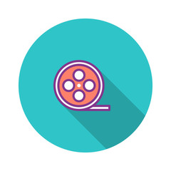 Film Role Flat Icon