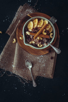 Nuts and Banana Pudding