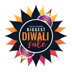 biggest diwali sale banner template