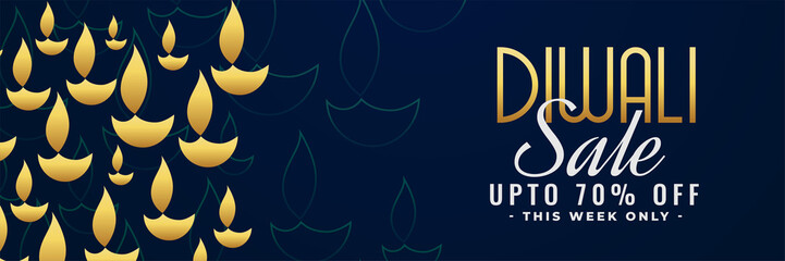 diwali sale banner with offer details