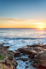 Sunrise at Howick in Northumbria