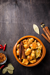 Fototapeta premium Chicken tikka masala. Traditional Indian dish