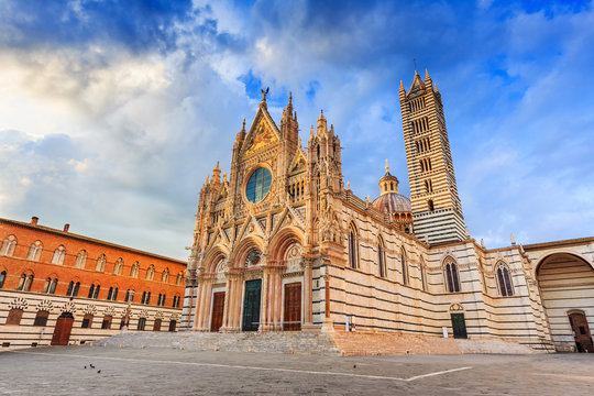 Siena, Italy. The Cathedral of Siena.