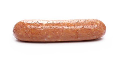 Sausage isolated on white background