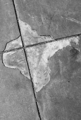 Broken floor abstract background 