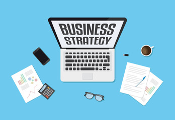 Business Strategy Laptop Desktop
