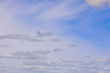 clouds blue sky / background clean blue sky with white clouds concept purity and freshness of nature