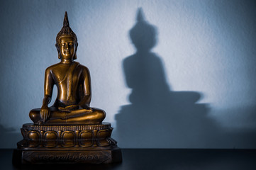 peaceful skinny buddha